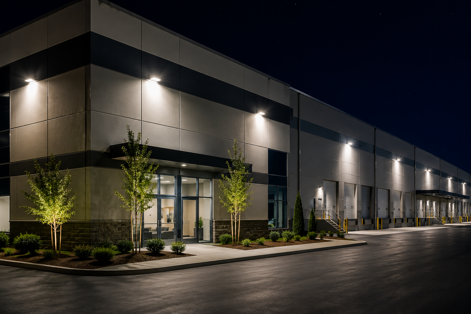 Commercial Building Exterior LED Wall Pack Lighting