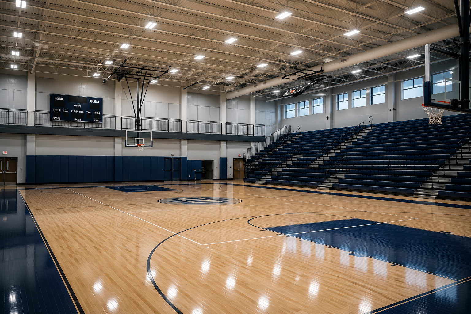 Commercial Gymnasium LED Lighting Application