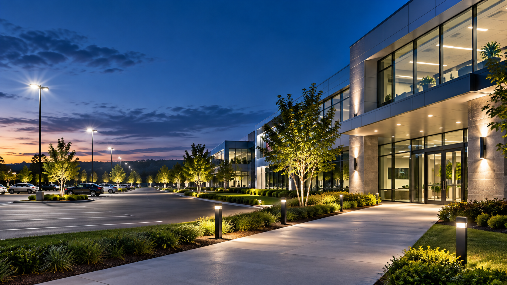 Commercial LED lighting solutions for commercial and industrial facilities