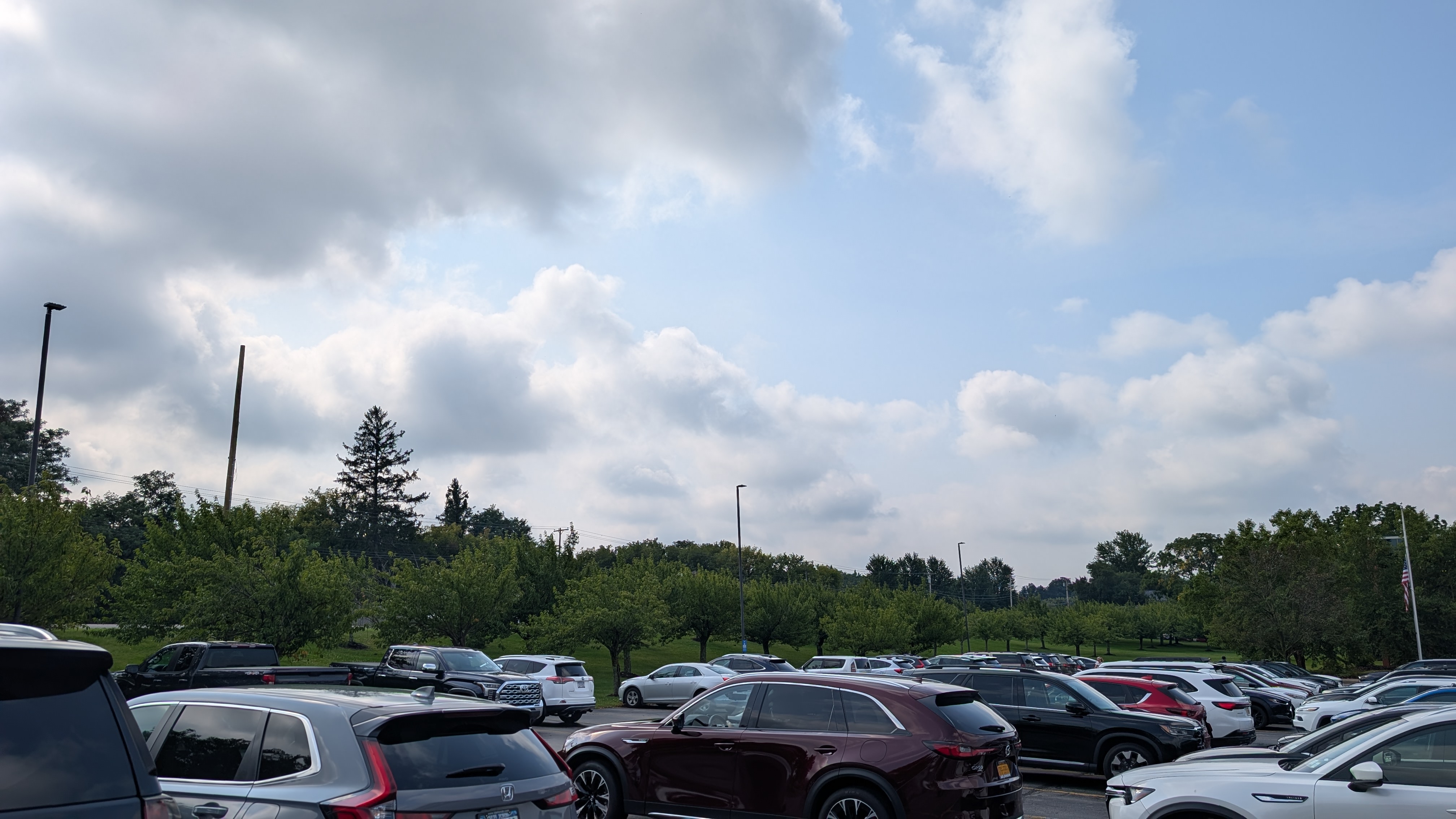 Eastside YMCA parking lot pole lighting installation and architectural exterior lighting