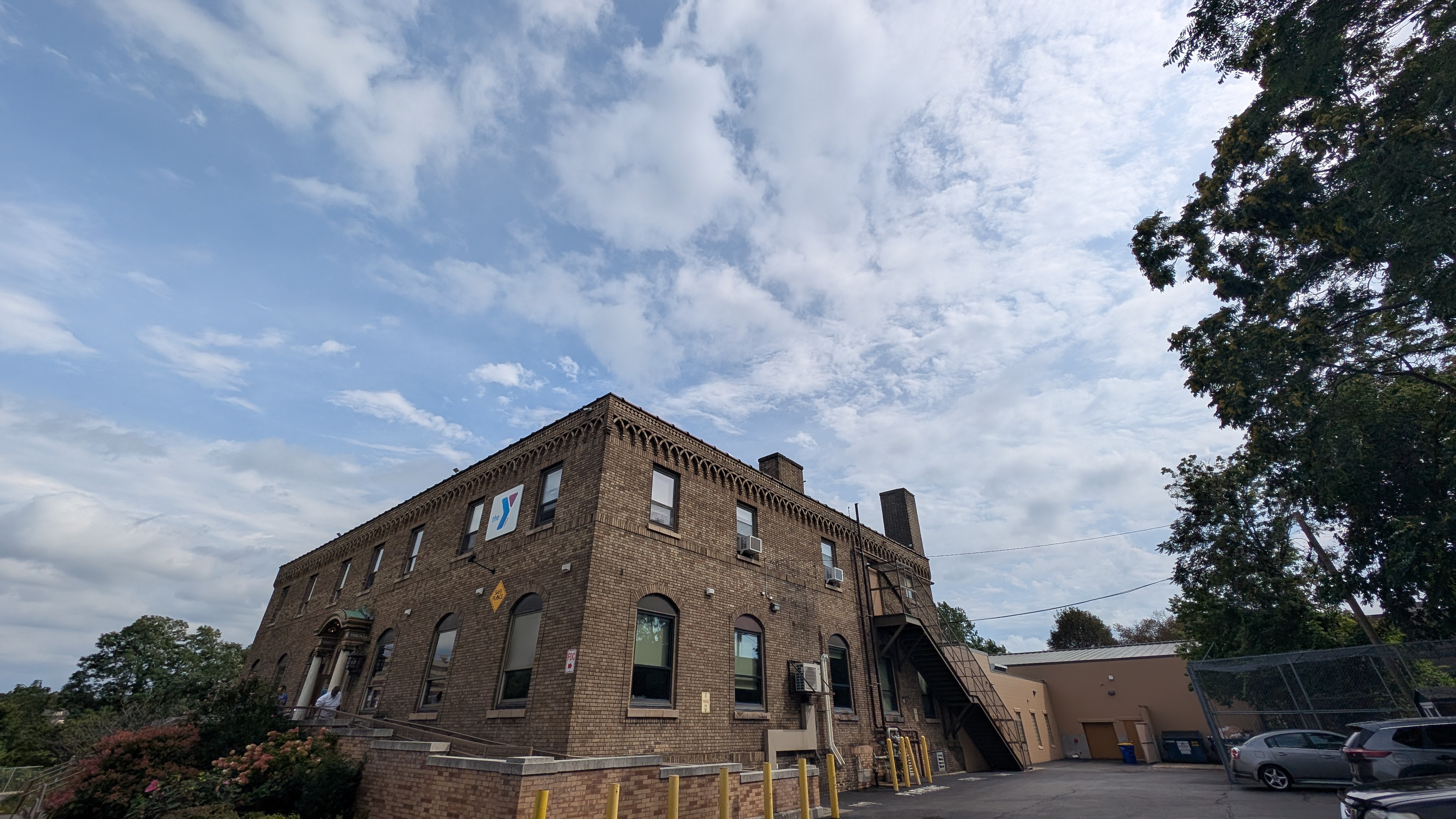 Maplewood YMCA commercial exterior LED lighting retrofit
