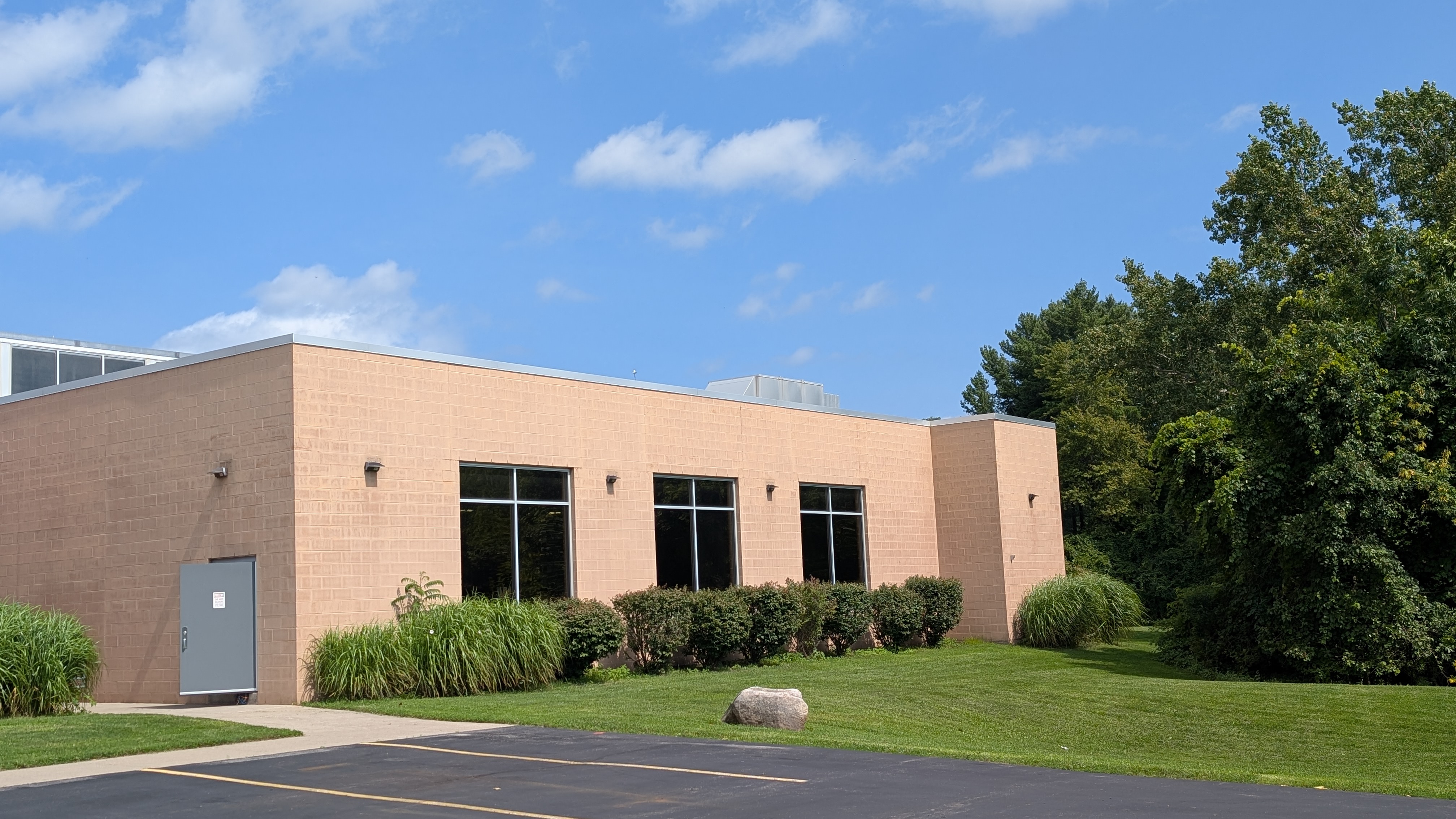 Northwest YMCA building perimeter LED wall pack lighting