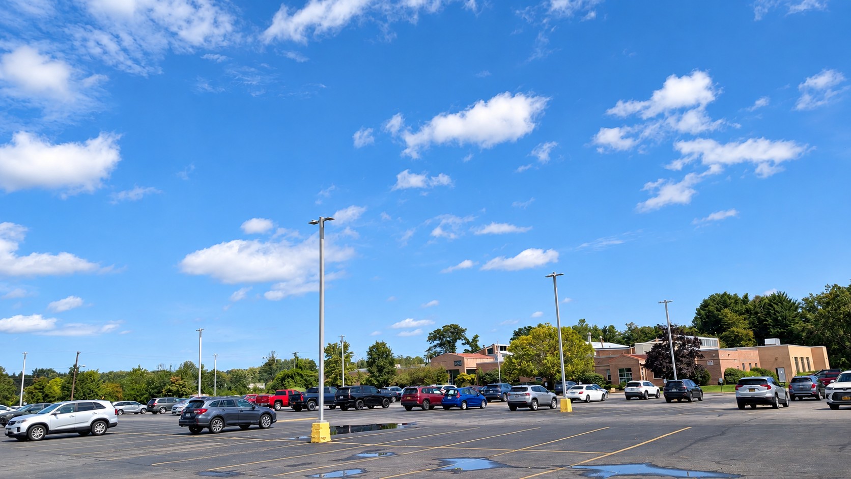 North-West Regional Recreation & Athletic Facility commercial exterior LED lighting project