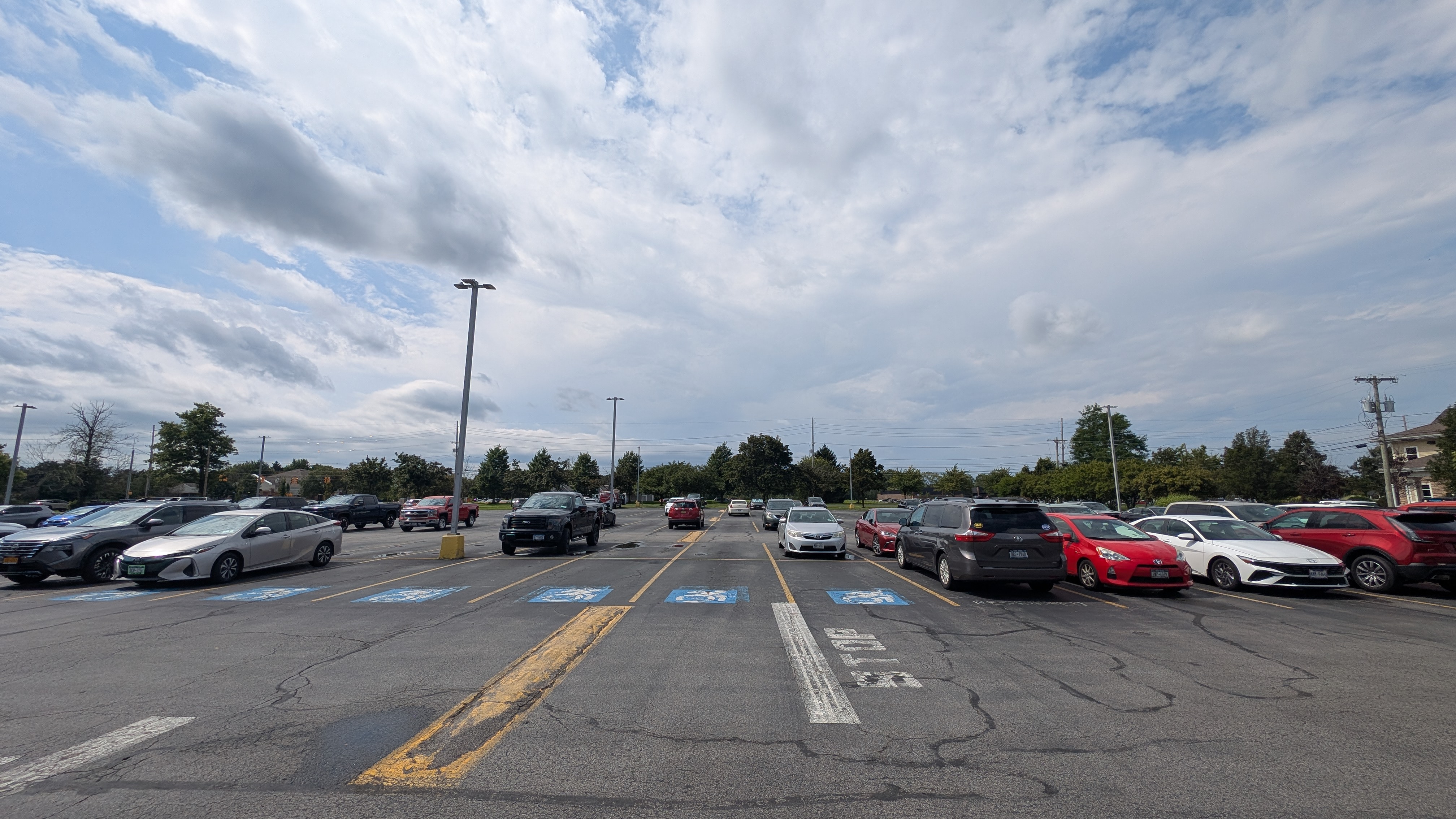 Northwest YMCA commercial parking lot LED pole lighting