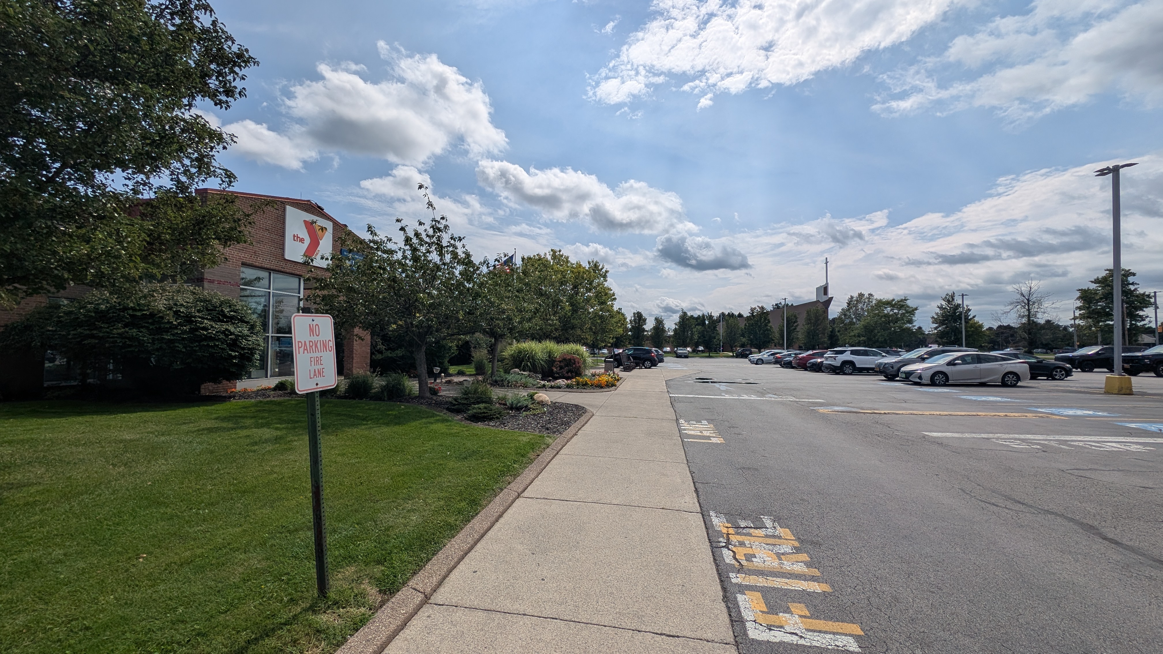 Northwest YMCA exterior LED lighting and parking lot project