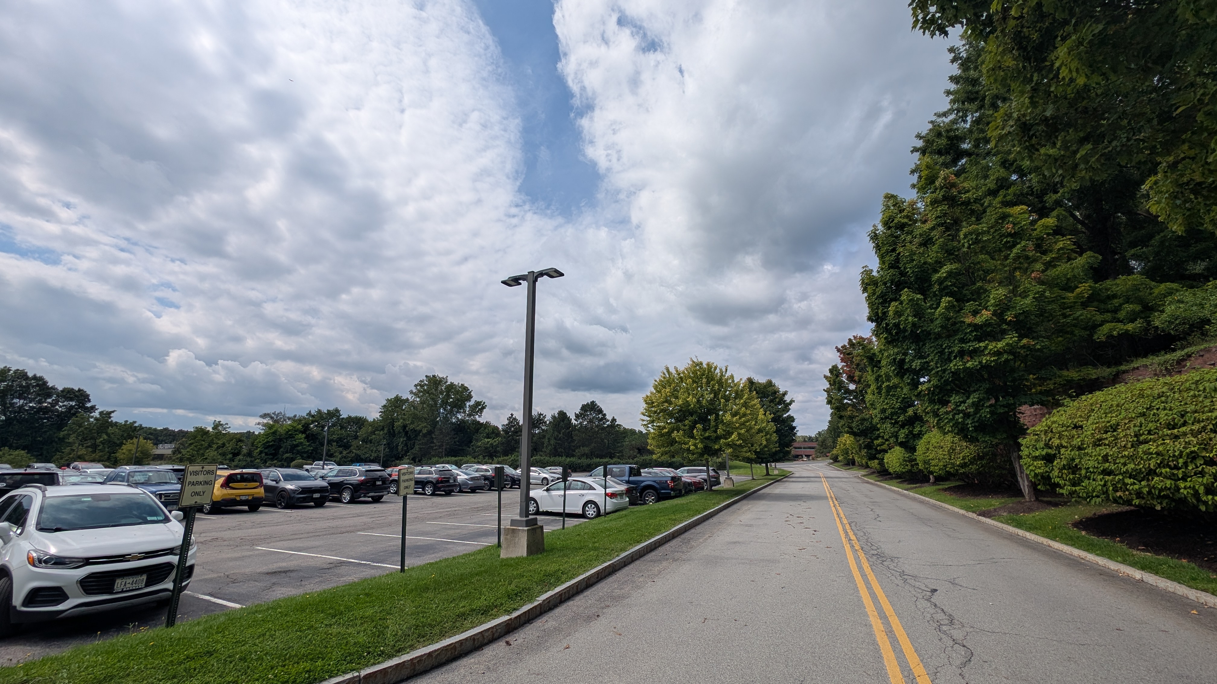 Woodcliff Office Park roadway and parking lot LED lighting