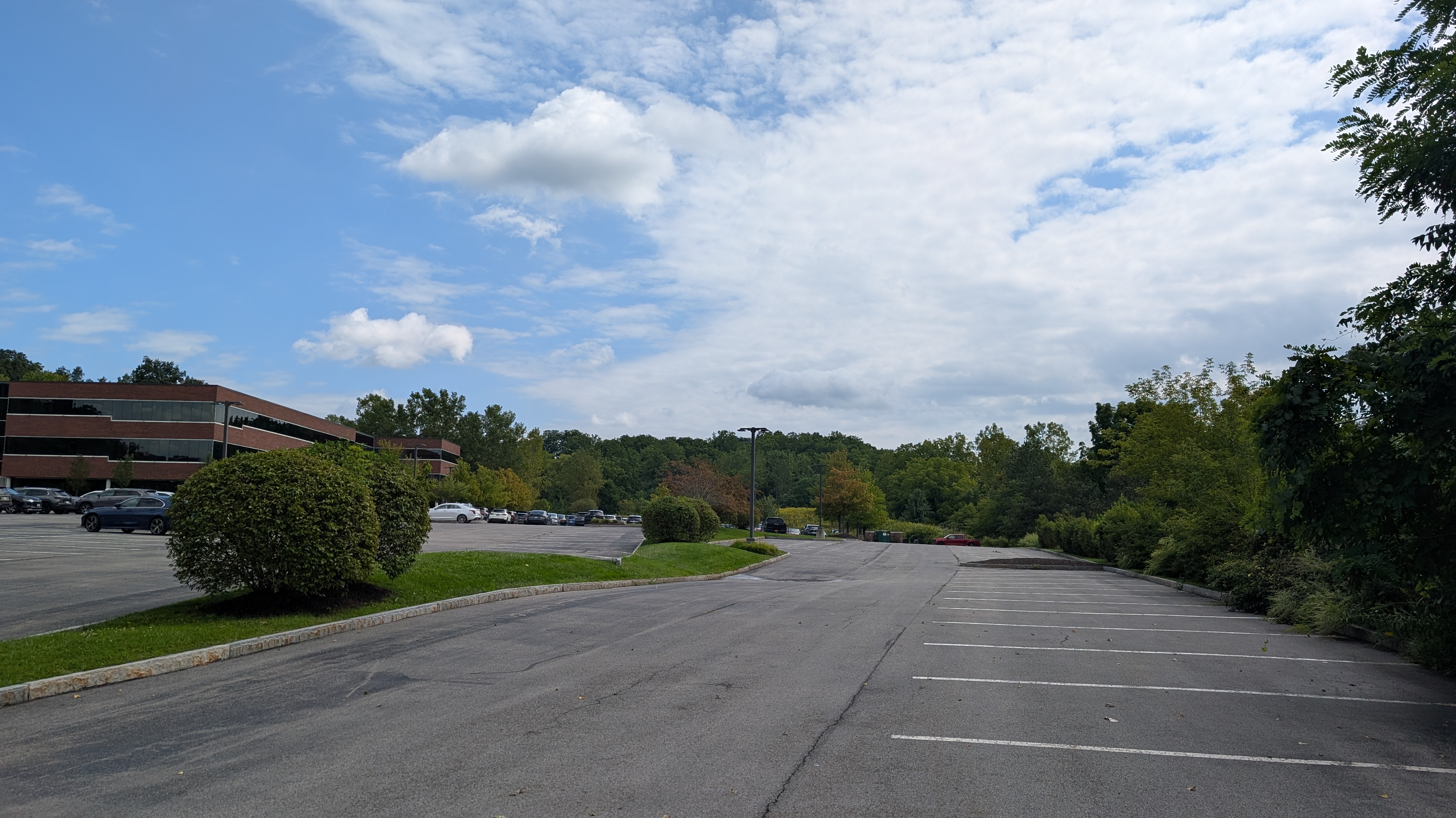 Woodcliff Office Park secondary parking area LED lighting