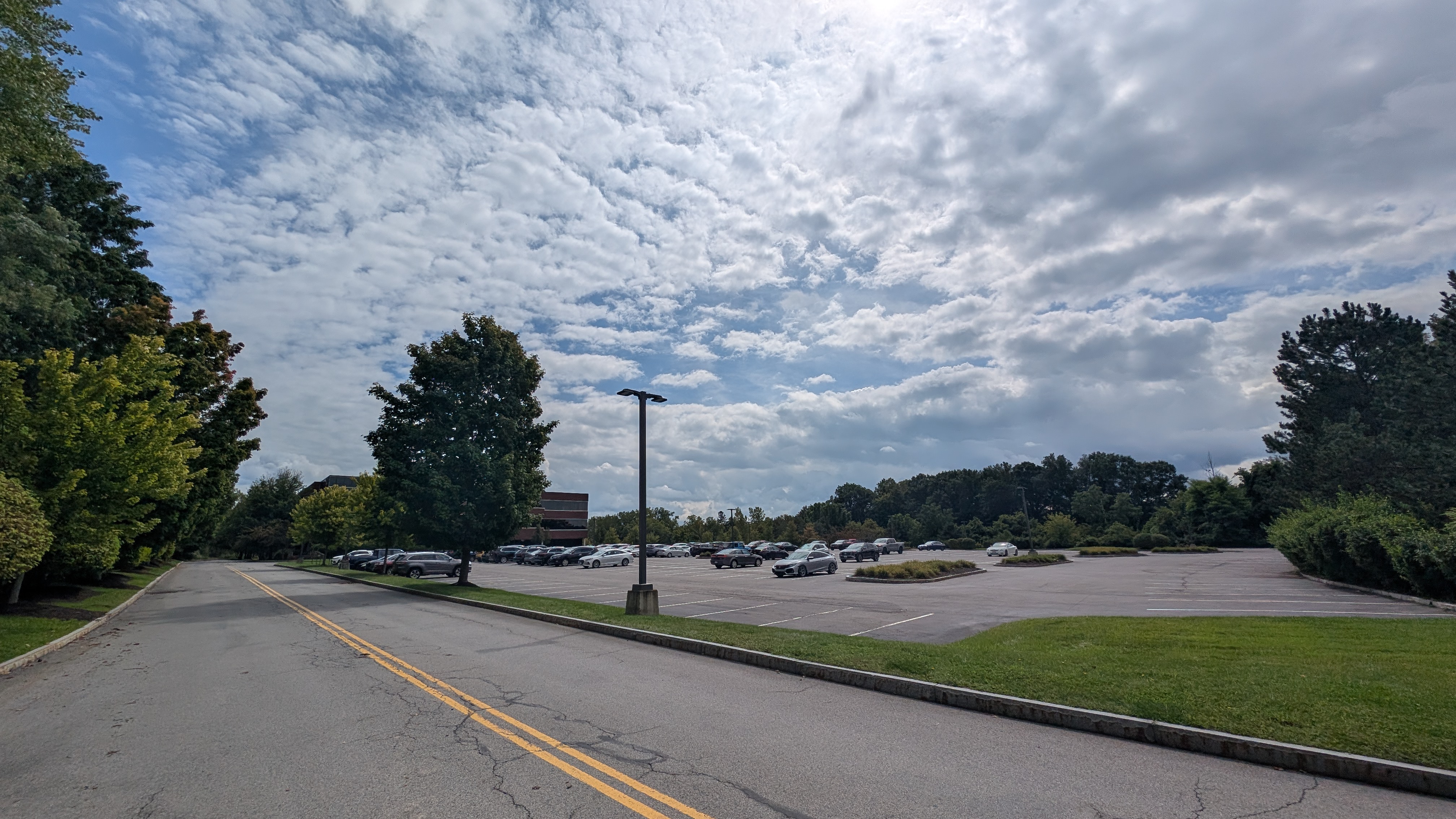 Woodcliff Office Park site-wide LED parking lot lighting
